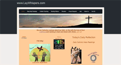 Desktop Screenshot of laywhispers.com